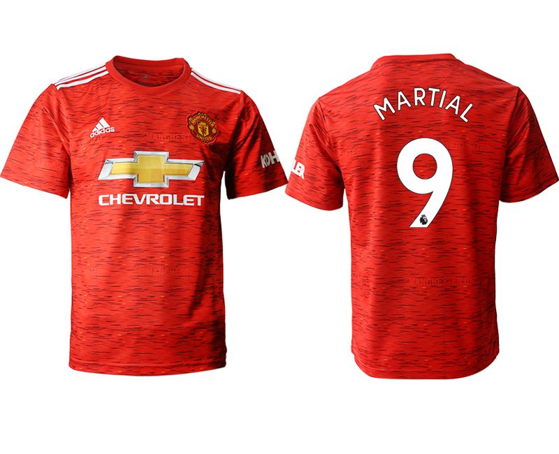 Men 2020-2021 club Manchester United home aaa version #9 red Soccer Jerseys->manchester united jersey->Soccer Club Jersey